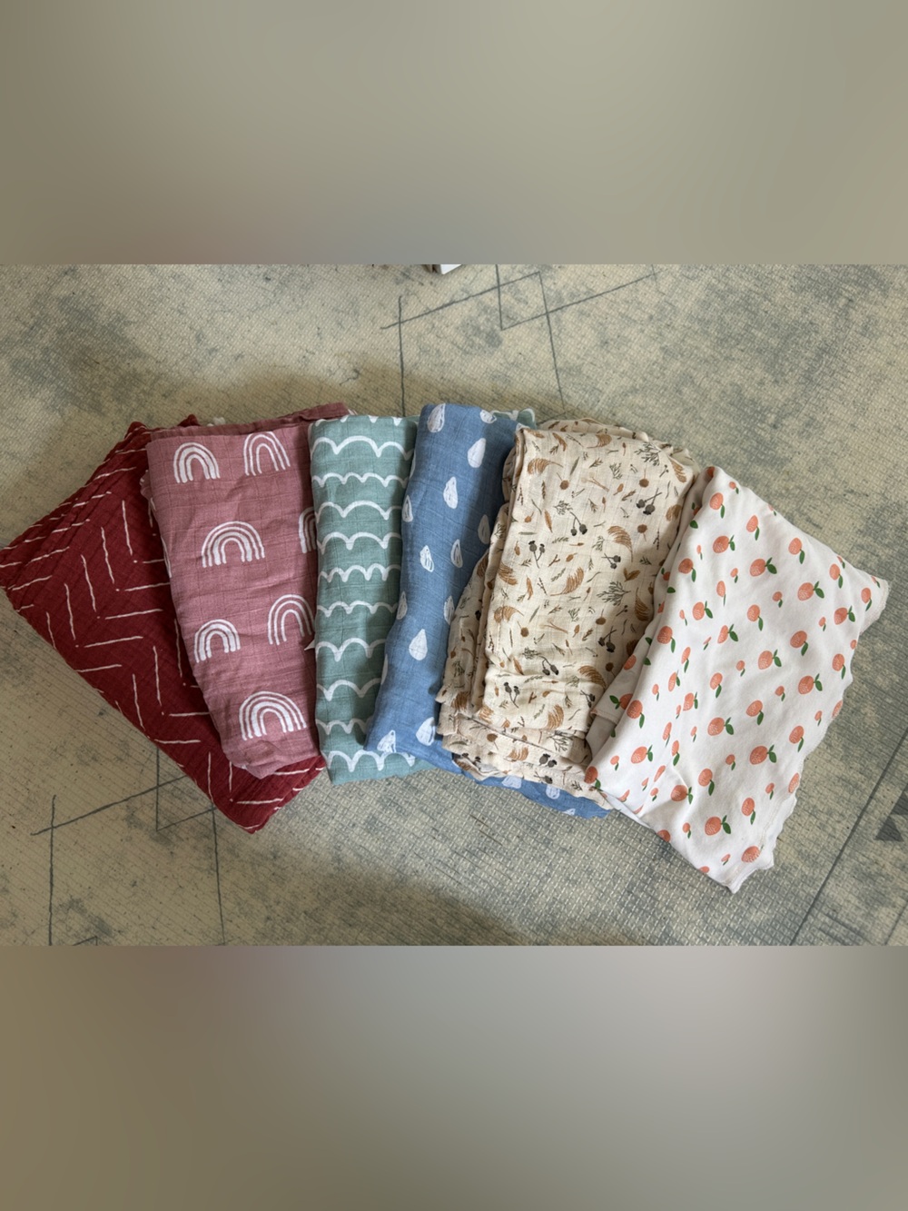 6 swaddle blankets